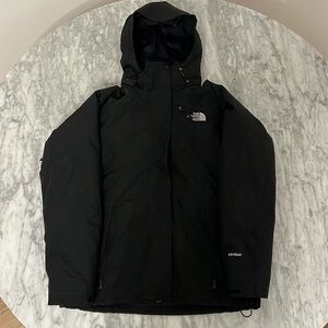 The North Face Womens Black Ski Jacket Coat w/ Removable shell (M)